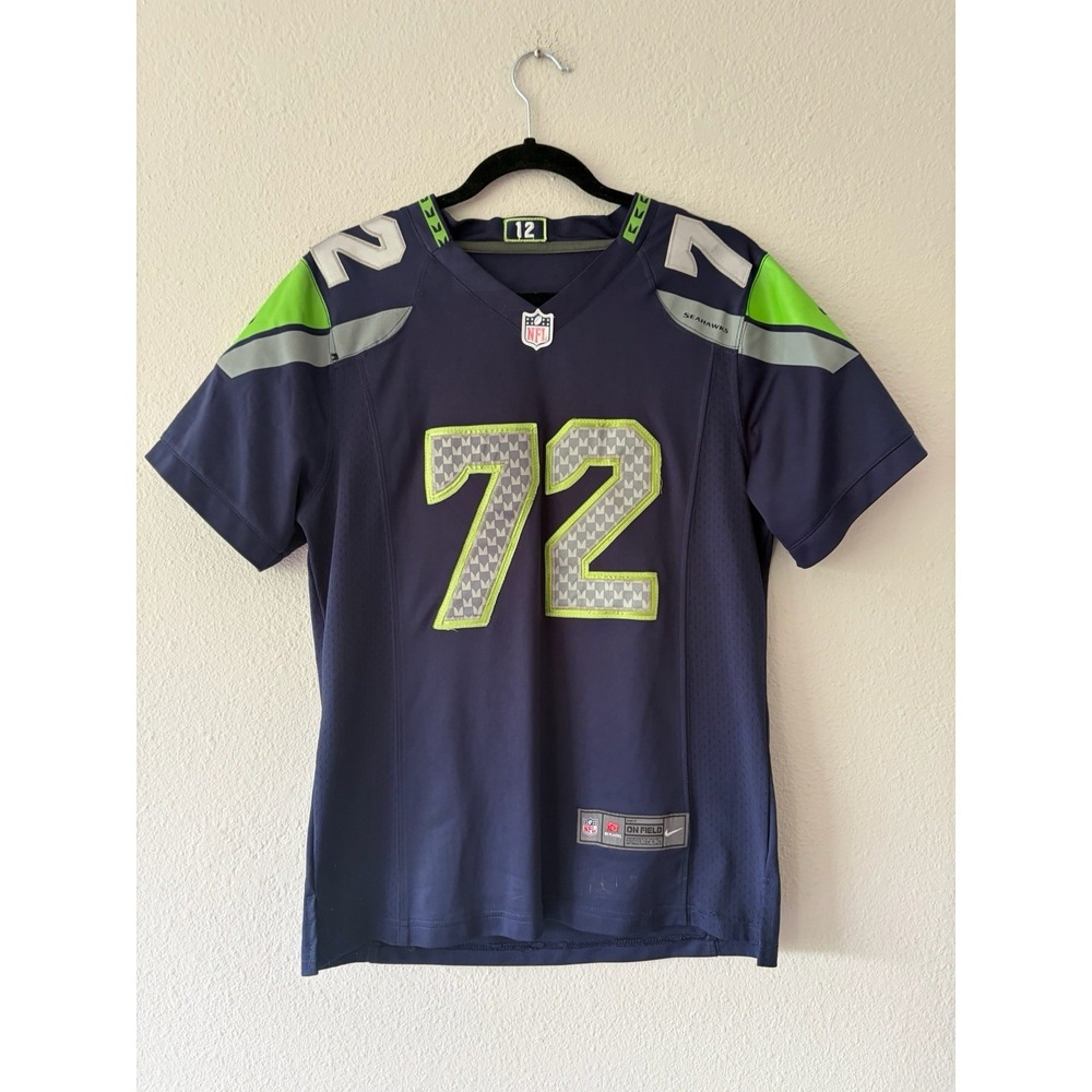 Seattle Seahawks On Field Jersey Bennett 72 Stitched Womens XXL